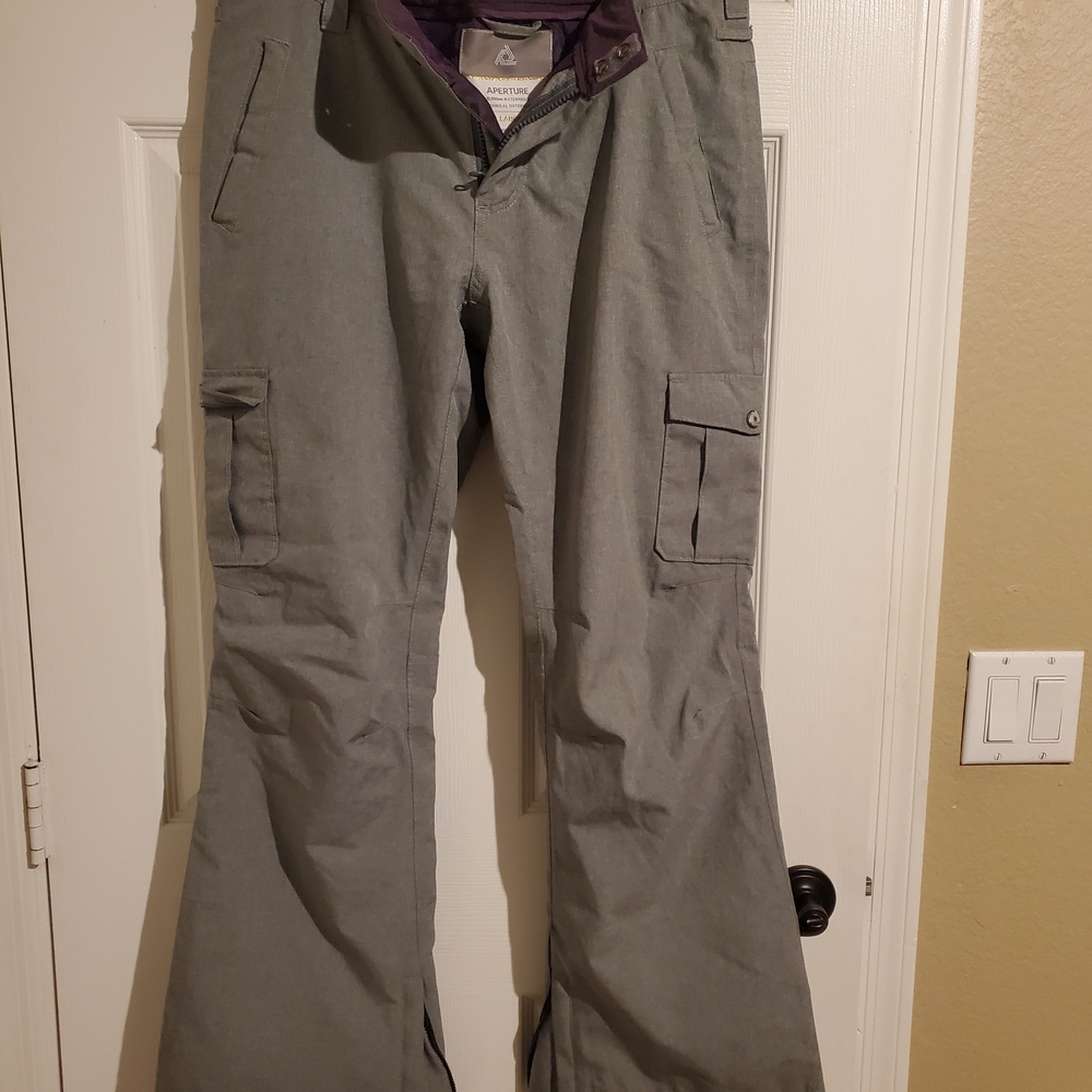 Women's Gray Snow Pants